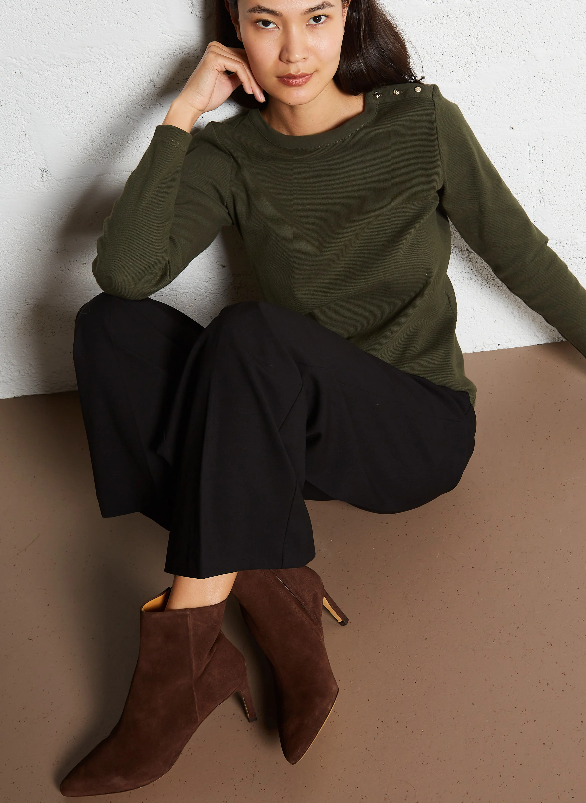 N°720 - Bottines en cuir | Marron