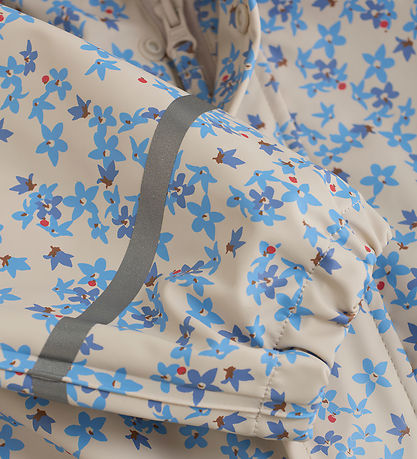 CeLaVi Regenanzug - PU - Blue Bell m. Print