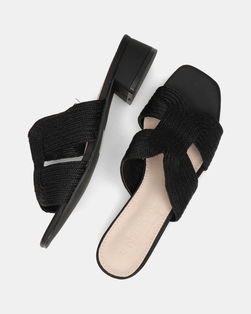 Nelson Slippers  - zwart