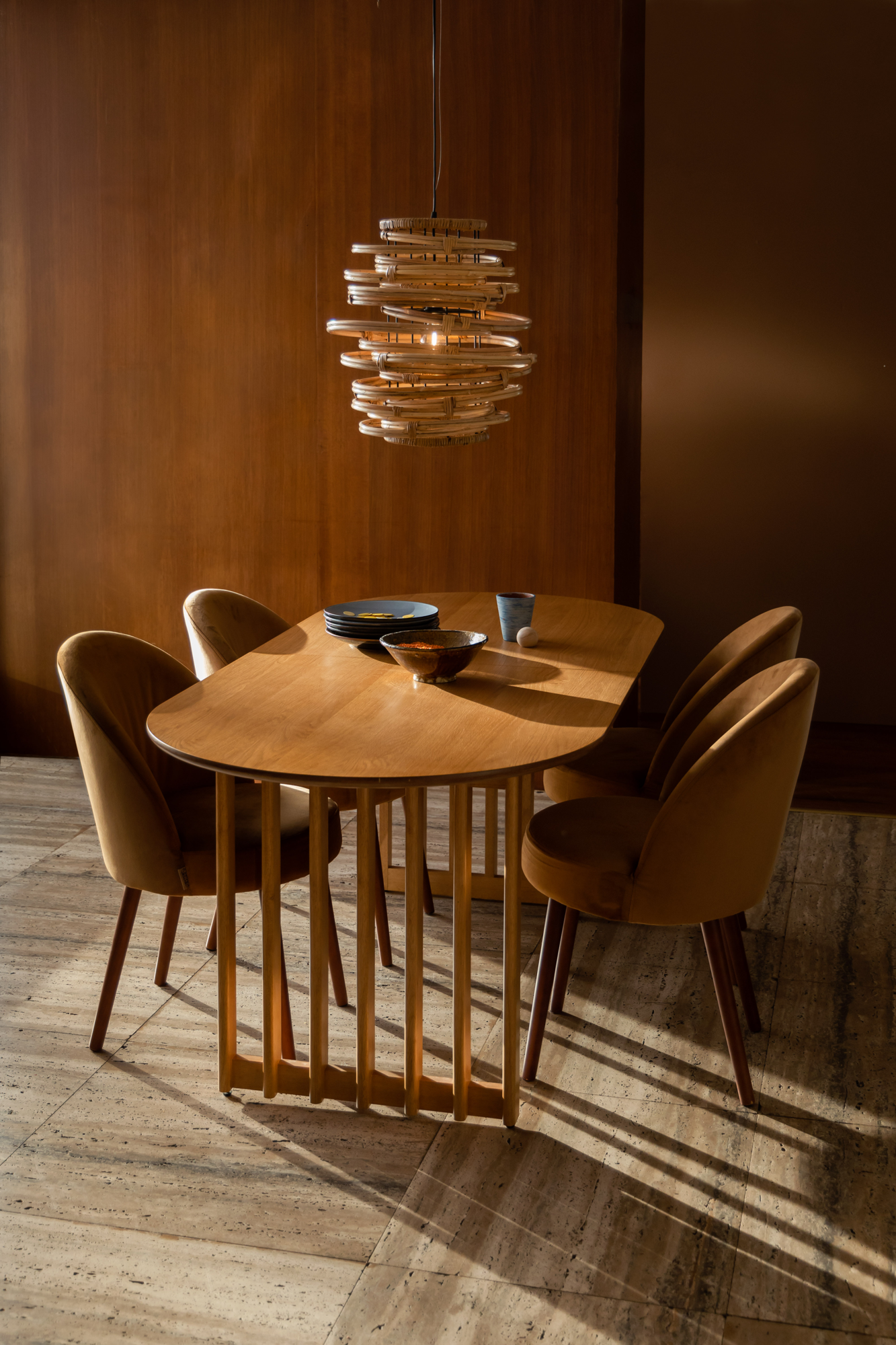 TABLE BARLET 120' OAK