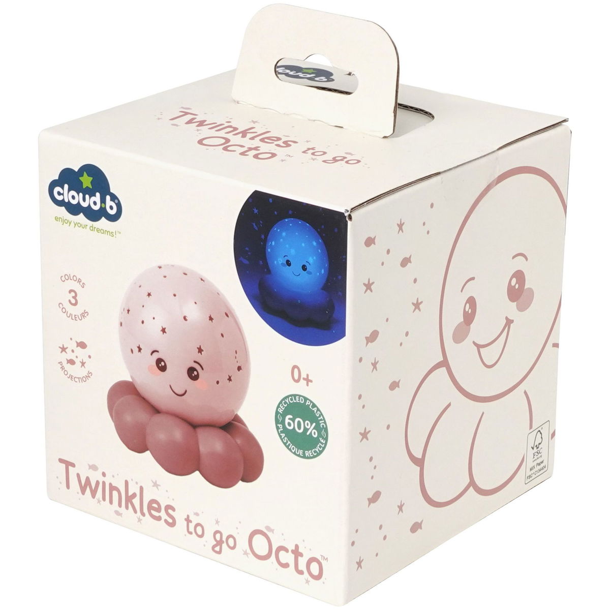 cloud bcloud b   Twinkles To Go Octo soft pink