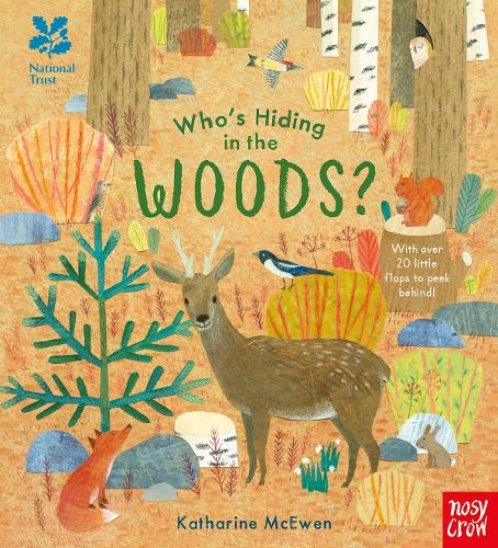 National Trust: Who's Hiding in the Woods - Who's Hiding Here (Board book)