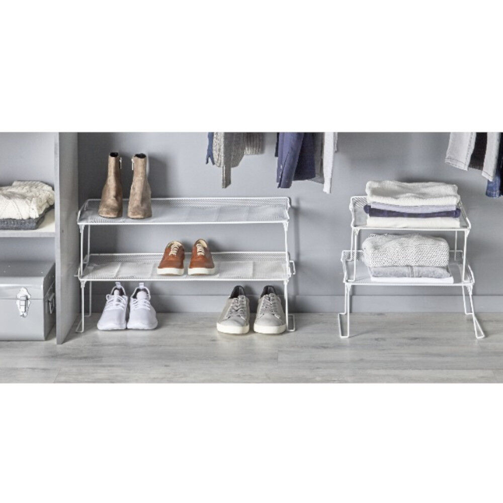 Etagère de rangement blanche superposable
