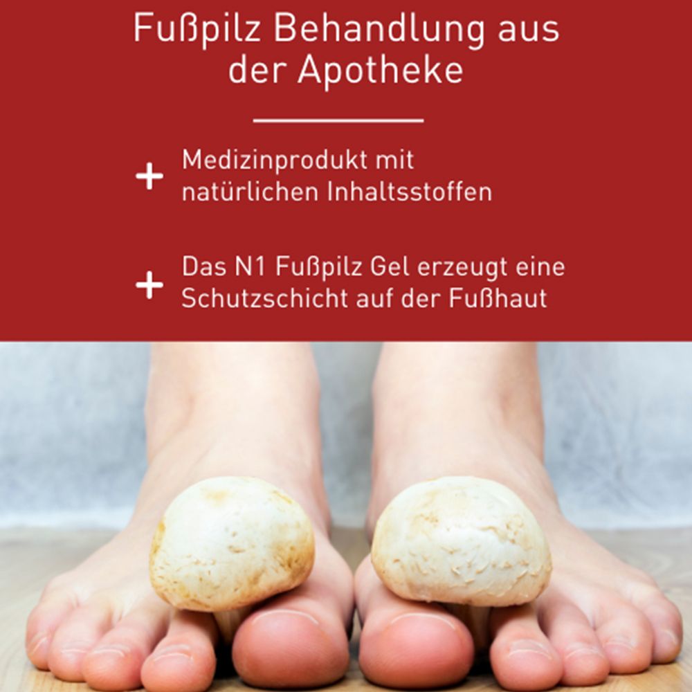 N1 Fußpilz Gel – Lindert Jucken & Reizungen