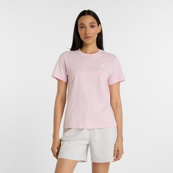 New Balance Sport Essentials Jersey T-Shirt Rose Sugar Damen
