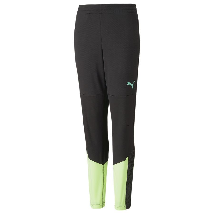 PUMA Bas de Survêtement IndividualCUP - Noir/Vert Enfant