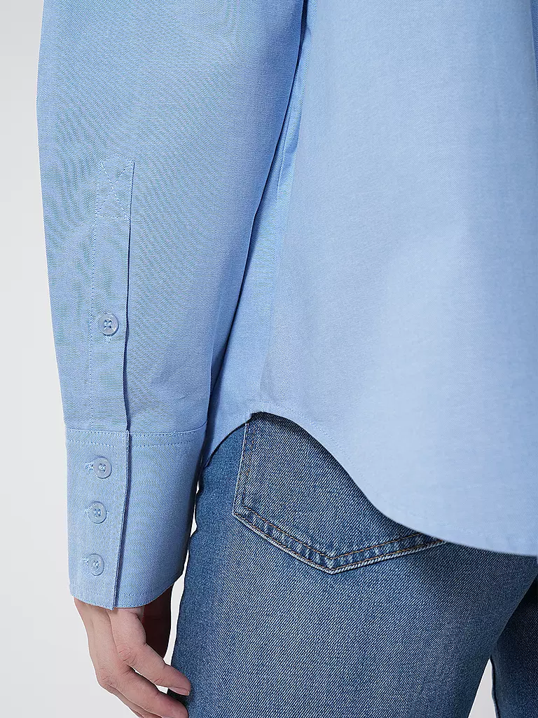 LIU JO Bluse CAMICIA RICAMATA blau