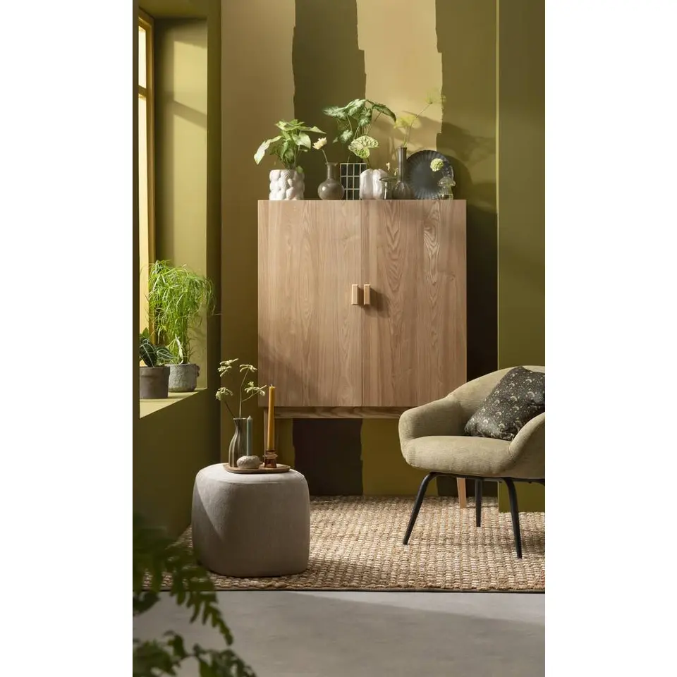 Wandkast Enea - essen naturel - 150x100x40 cm