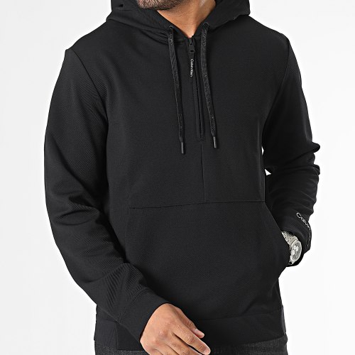 Sweat Zippé Capuche GMS3W301 Noir
