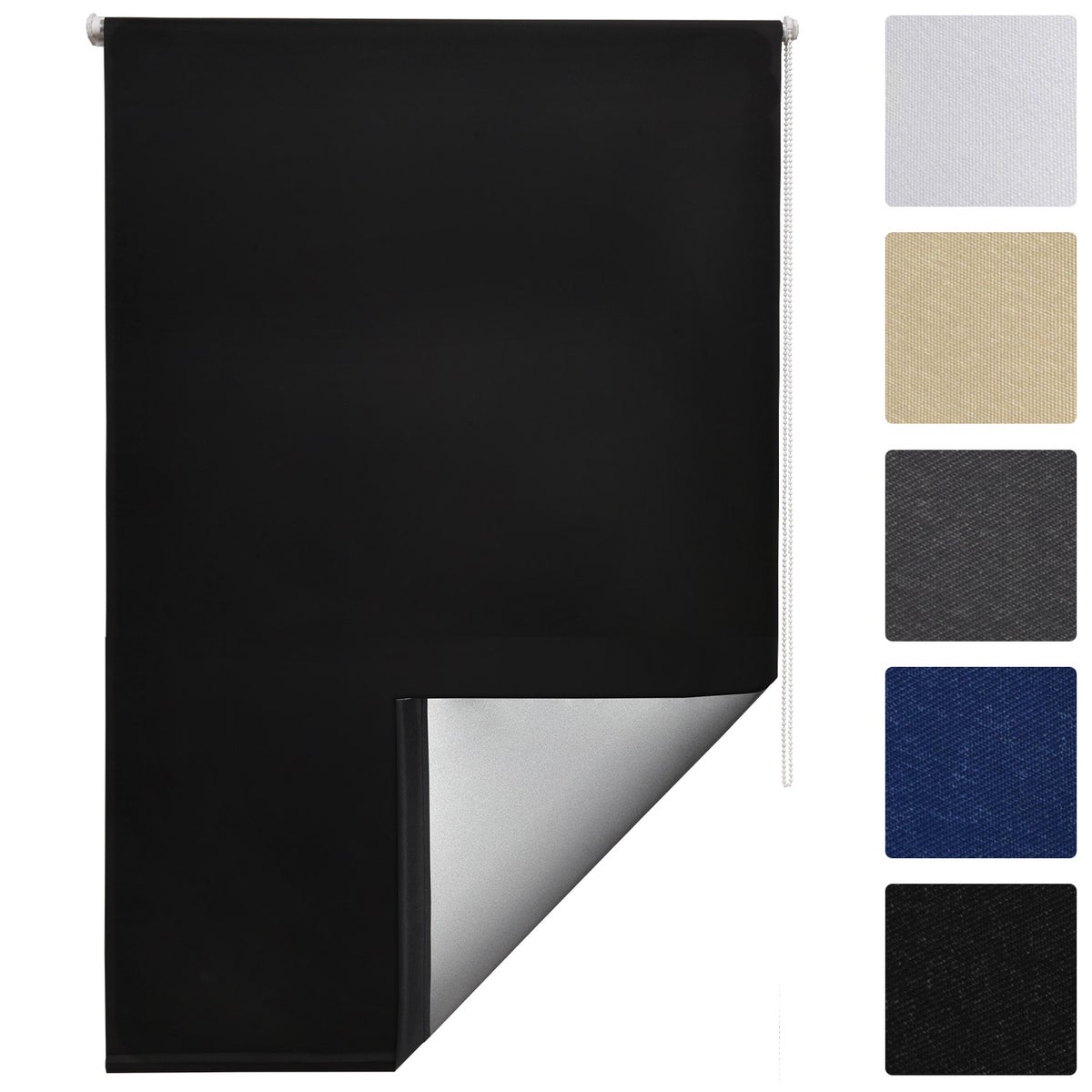 Sol Royal SolReflect T42 thermisch rolgordijn 100x160cm zwart