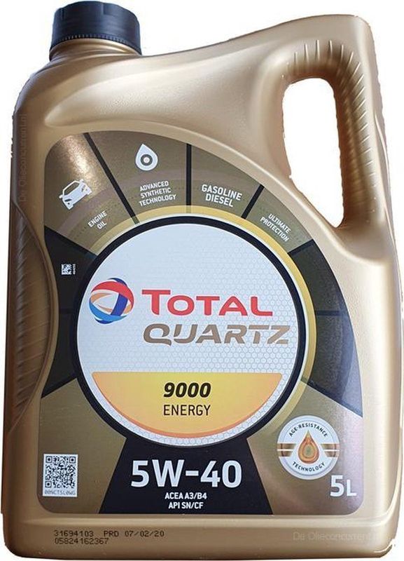 TOTAL - Quartz Energy 9000 - Motorolie - 5W-40 - Synthetisch