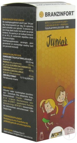 Branzinfort Junior Sirop Flacon 160ml