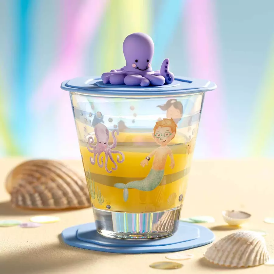 Leonardo Kinderbecherset Bambini Avventura 215 ml hellblau