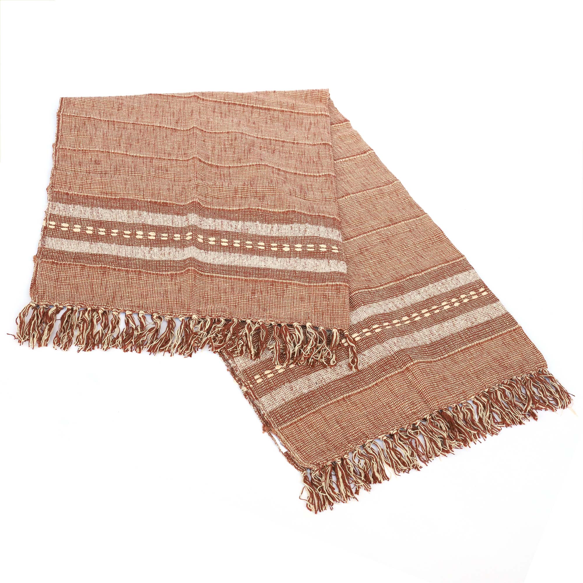 Throw 'Janis', rot, B 170 cm, L 130 cm von fischer's lagerhaus
