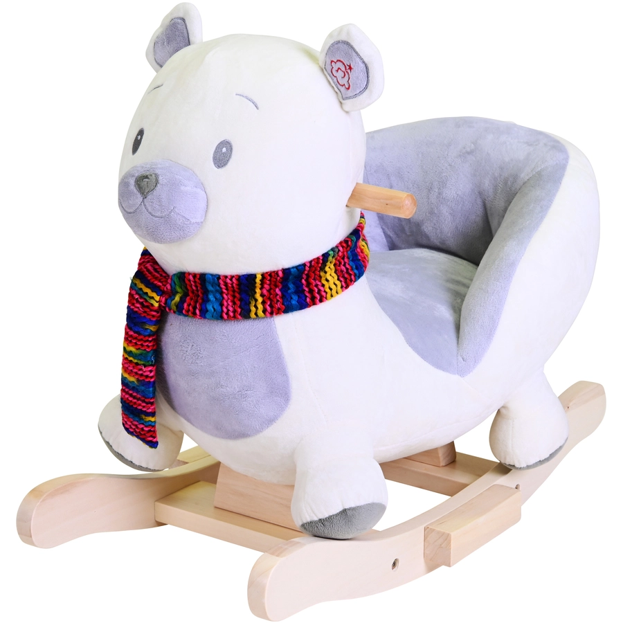 knorr toys® Schaukeltier Fred icebear weiß