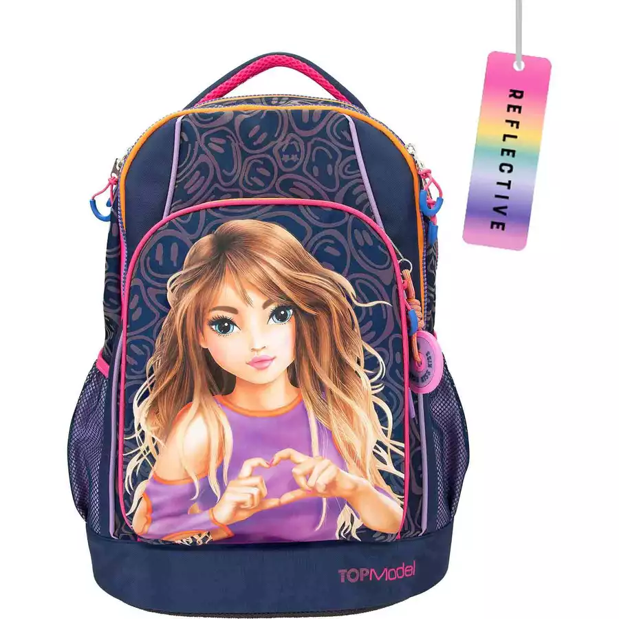 Depesche Schulrucksack Night Light TOPModel 21x 33 x 44 cm bunt
