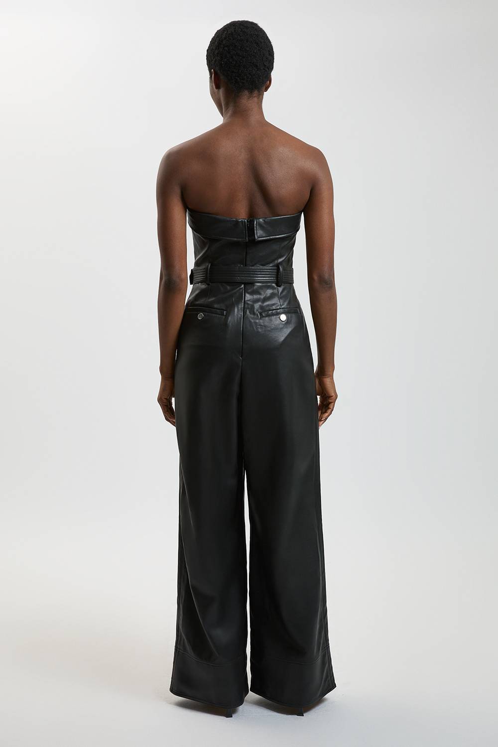 KarenMillen Combinaison Bandeau Trench En Synthétiquecuir