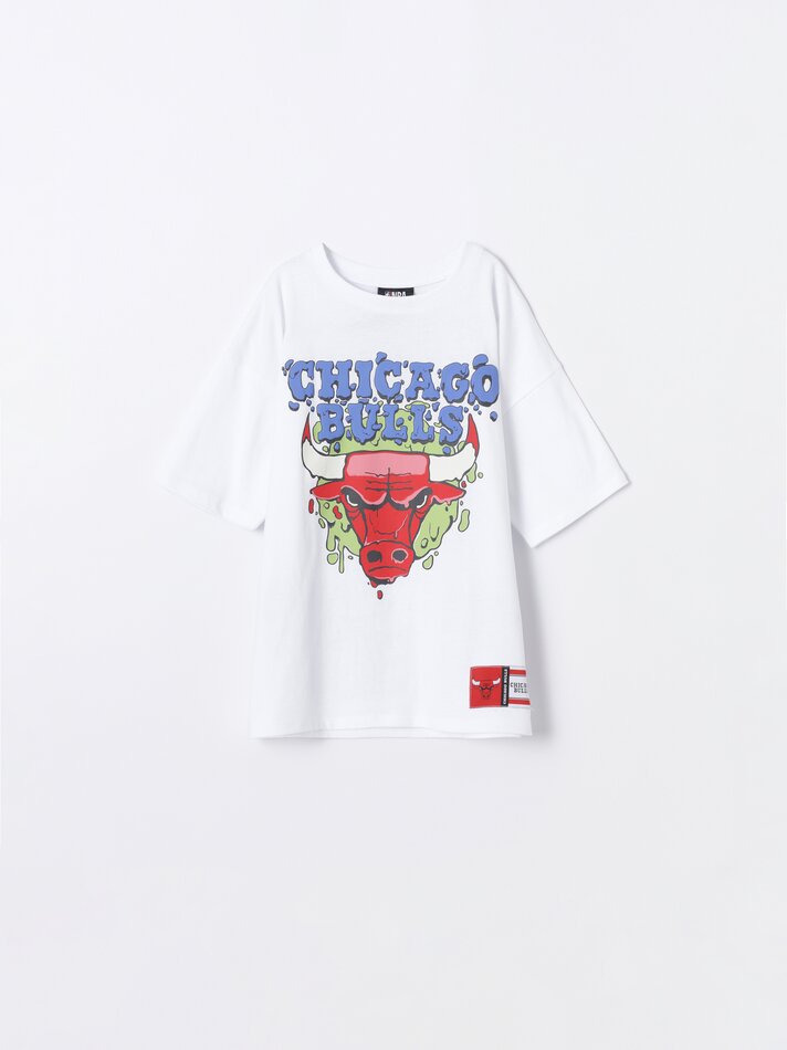 Camisa do Chicago Bulls da NBA - Branca