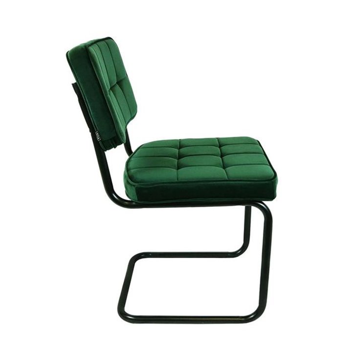 Stoel Velvet - Ivy Donker Groen