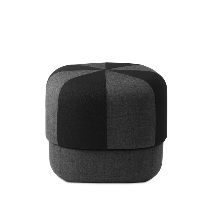Normann Copenhagen - Circus Pouf klein duo, schwarz