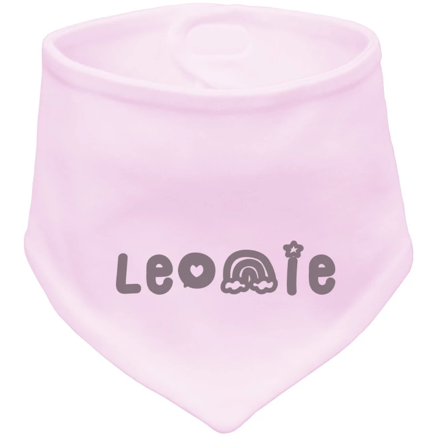 Schnullireich Geschenkset mit Namen zur Geburt Rose Rainbow 4-Tlg. Rosa