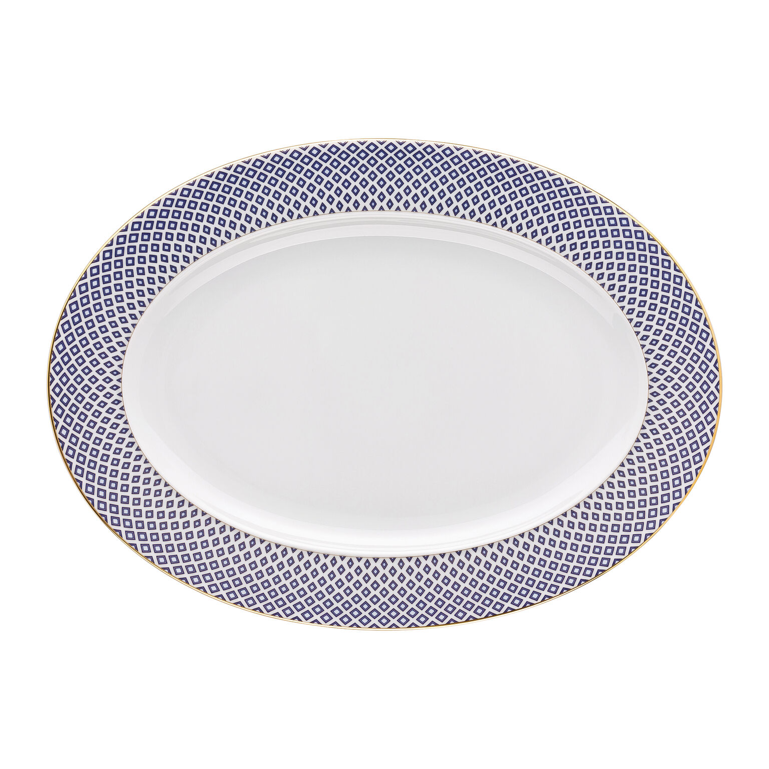 Francis Carreau Bleu Platte 34 cm