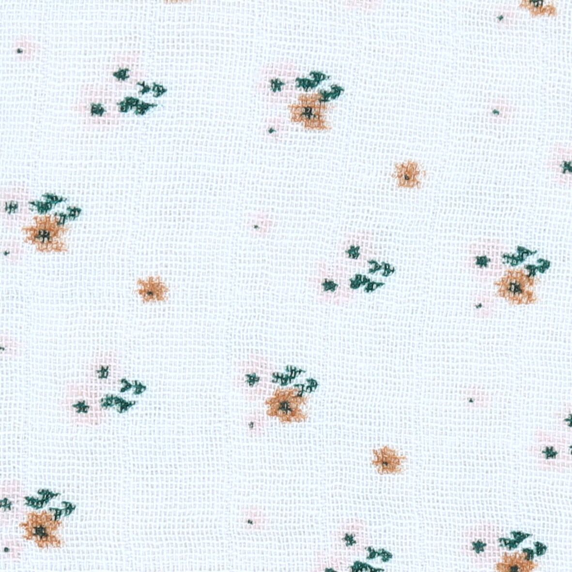 Lange à motifs fleurs 70x70