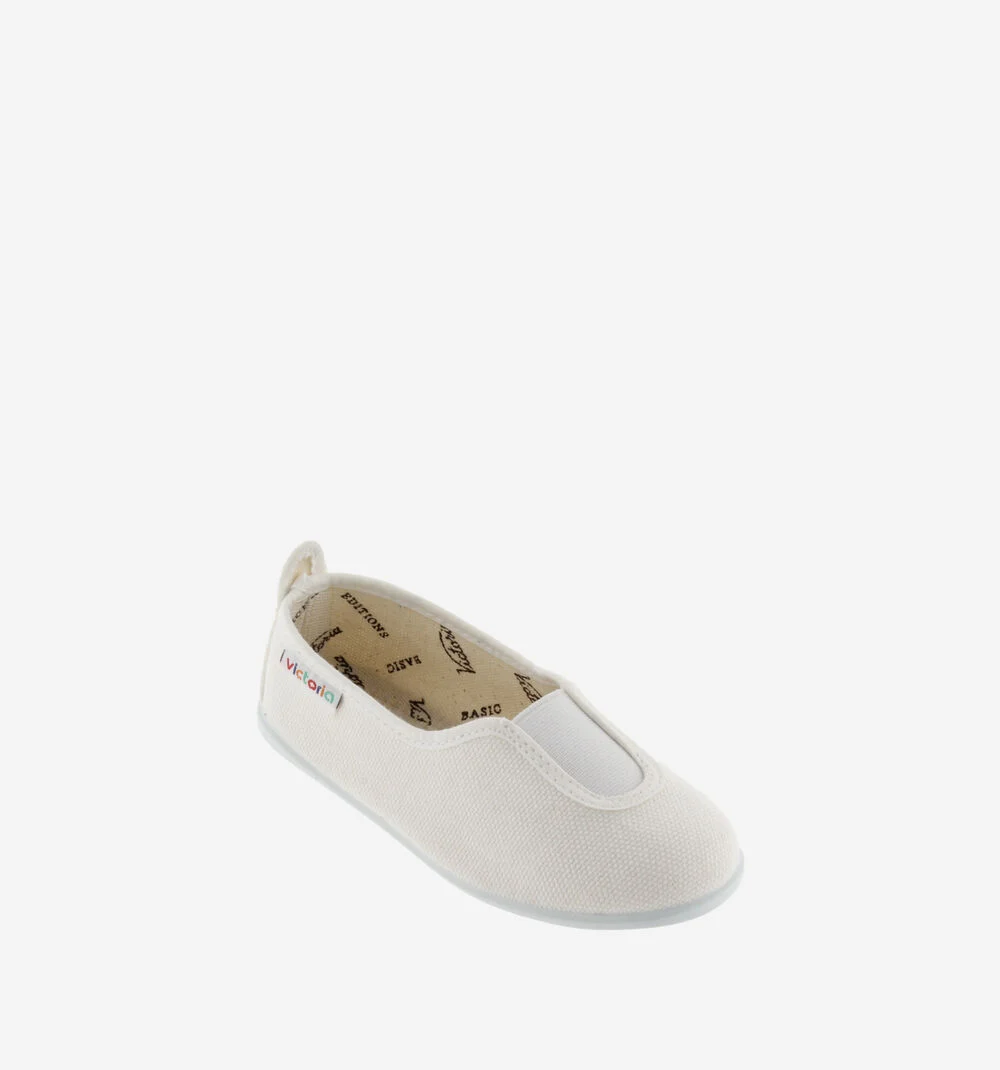 GIMNASIA TOILE BIO Baskets sport pour femme BLANCO