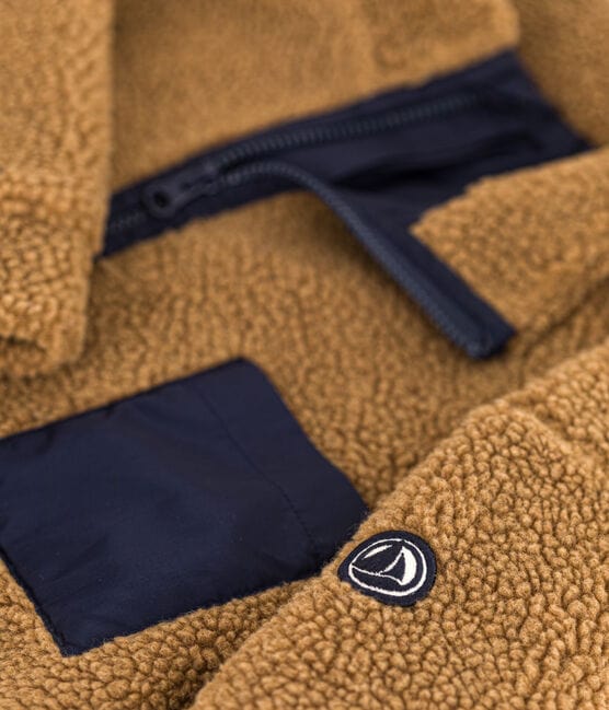 Veste en sherpa recyclée enfant fille / garçon