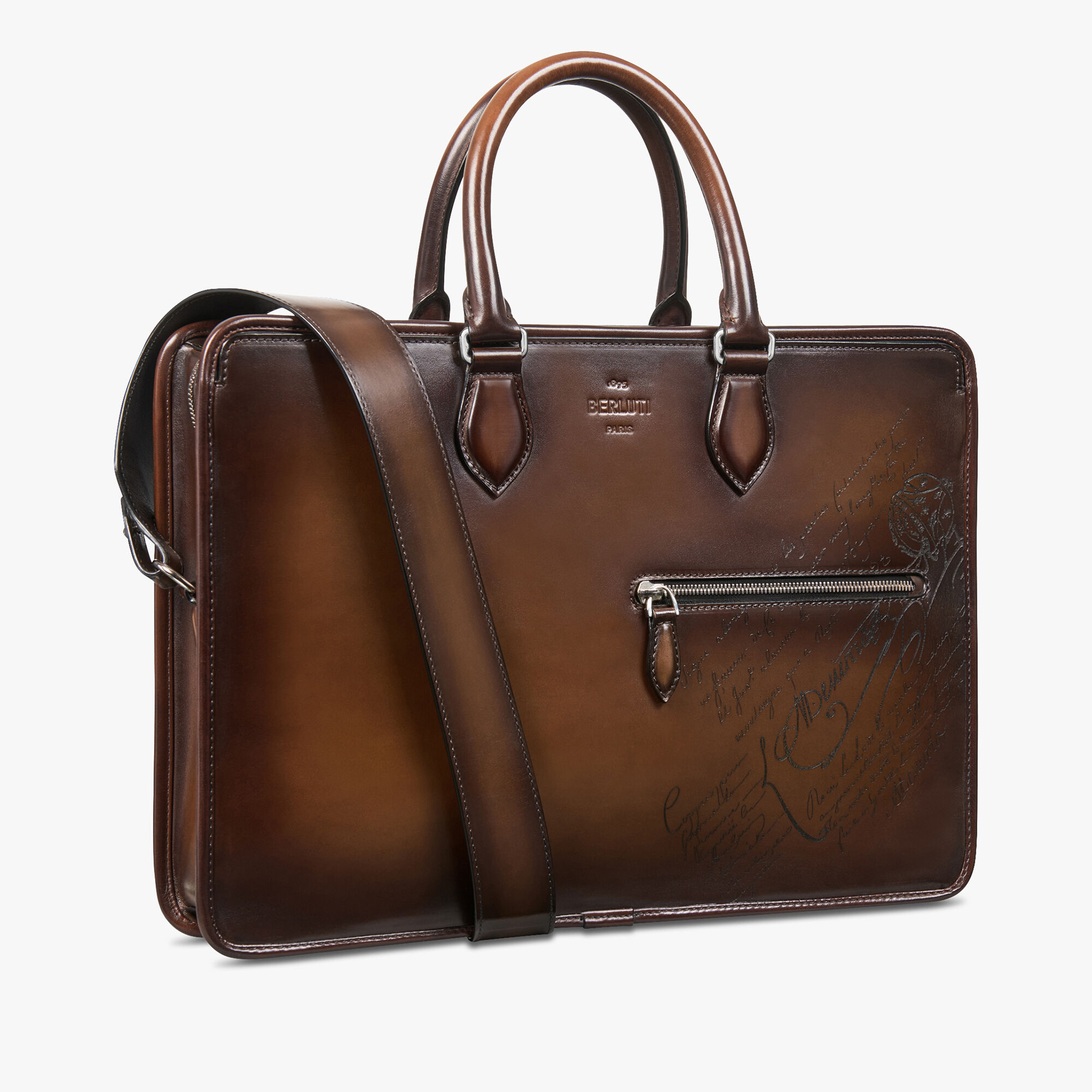 Cartable Un Jour En Cuir Scritto
