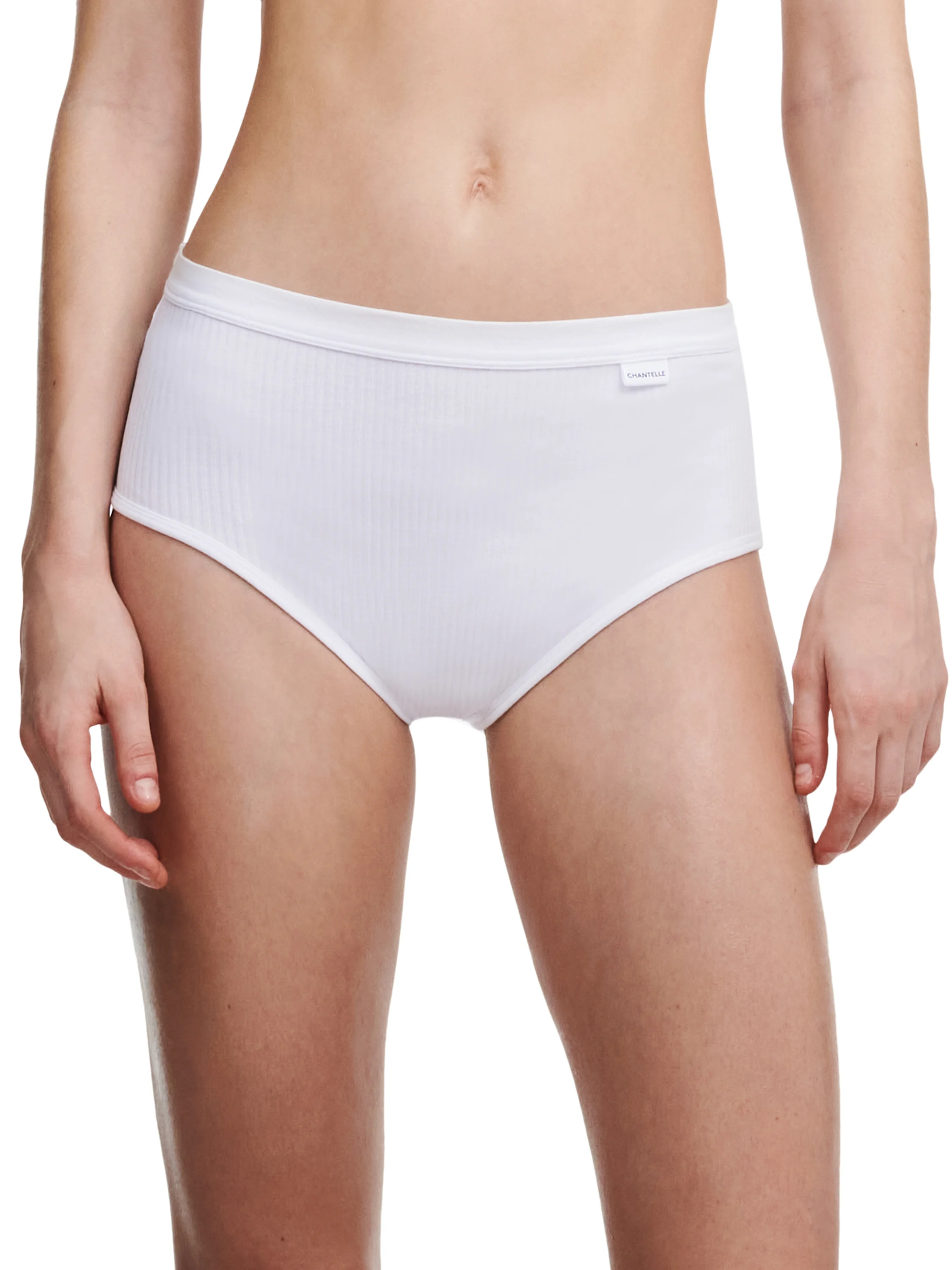 COTTON COMFORT - Culotte taille haute | Blanc