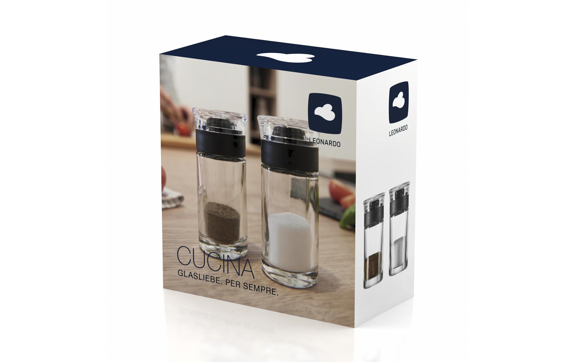 Salz- & Pfefferstreuer Cucina TransparentStylische Streuer