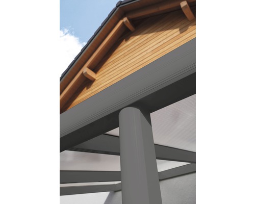 SKAN HOLZ Garda terrasoverkapping 434x257 cm antraciet