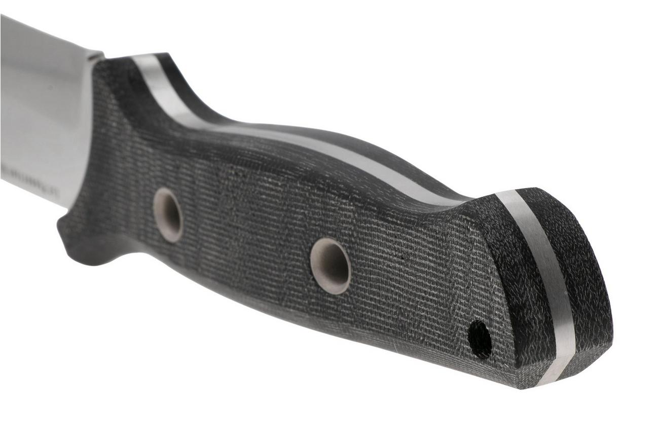 Bark River Gen 2 Bravo 6 CPM 3V, Black Canvas Micarta, outdoormes