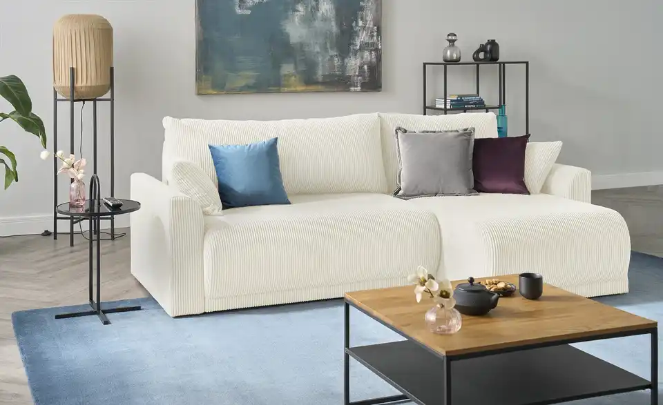 Ecksofa Malyn Natur rechts