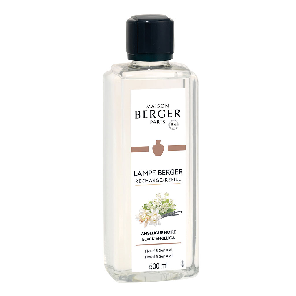Recharge parfum pour lampe Berger angélique noire 500ml - MAISON BERGER