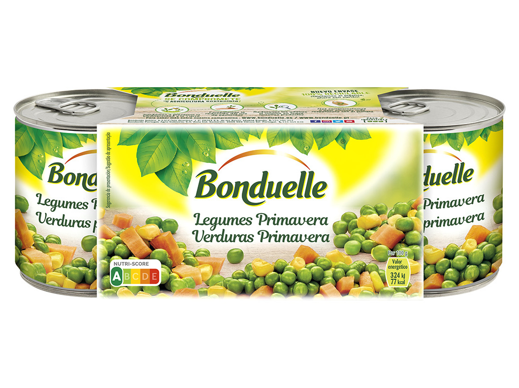 LEGUMES PRIMAVERA BONDUELLE 3X200(140)G
