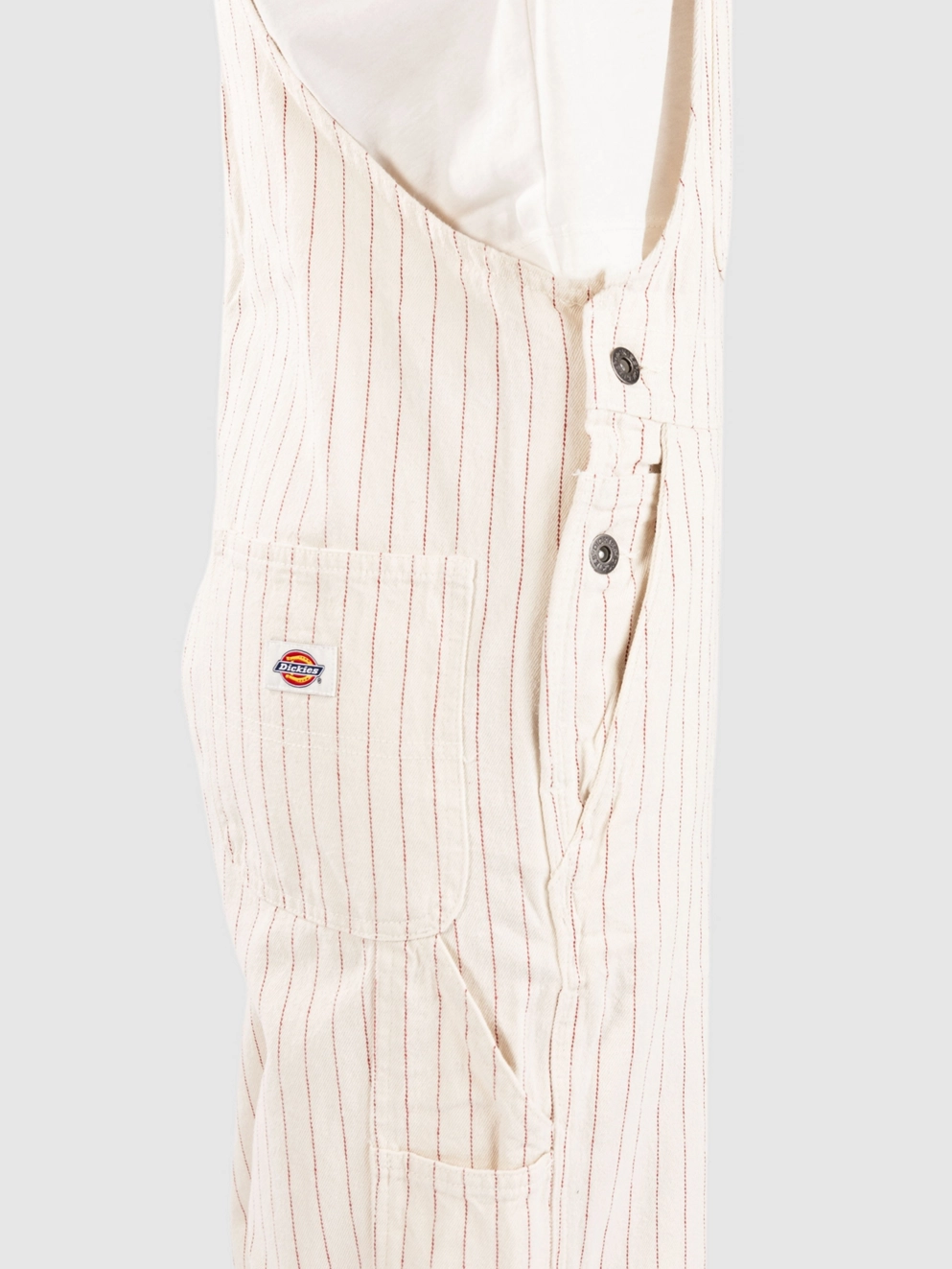 Dickies Service Bib Dungarees egret