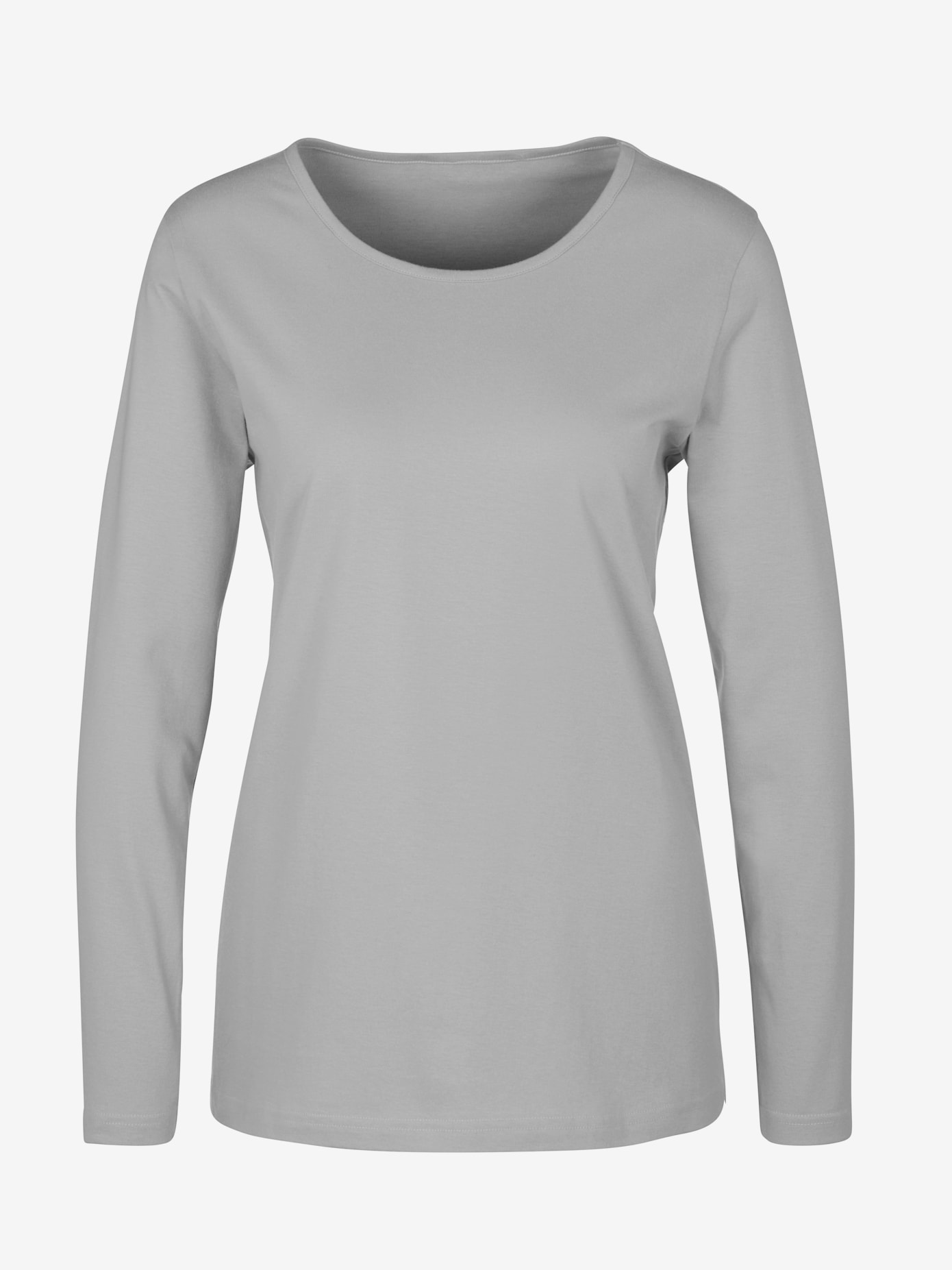 Tee-shirt uni basique à manches longues
