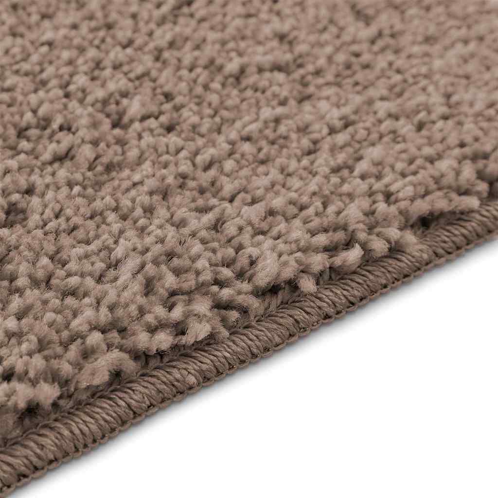 vidaXL Antislip badmattenset 3-delig bruin