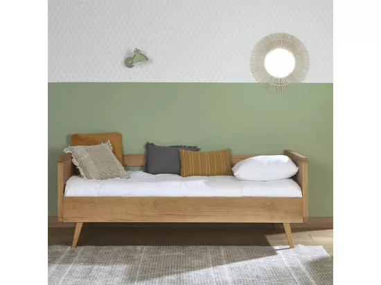Lit banquette 90x190 cm bois massif bois MARLEY