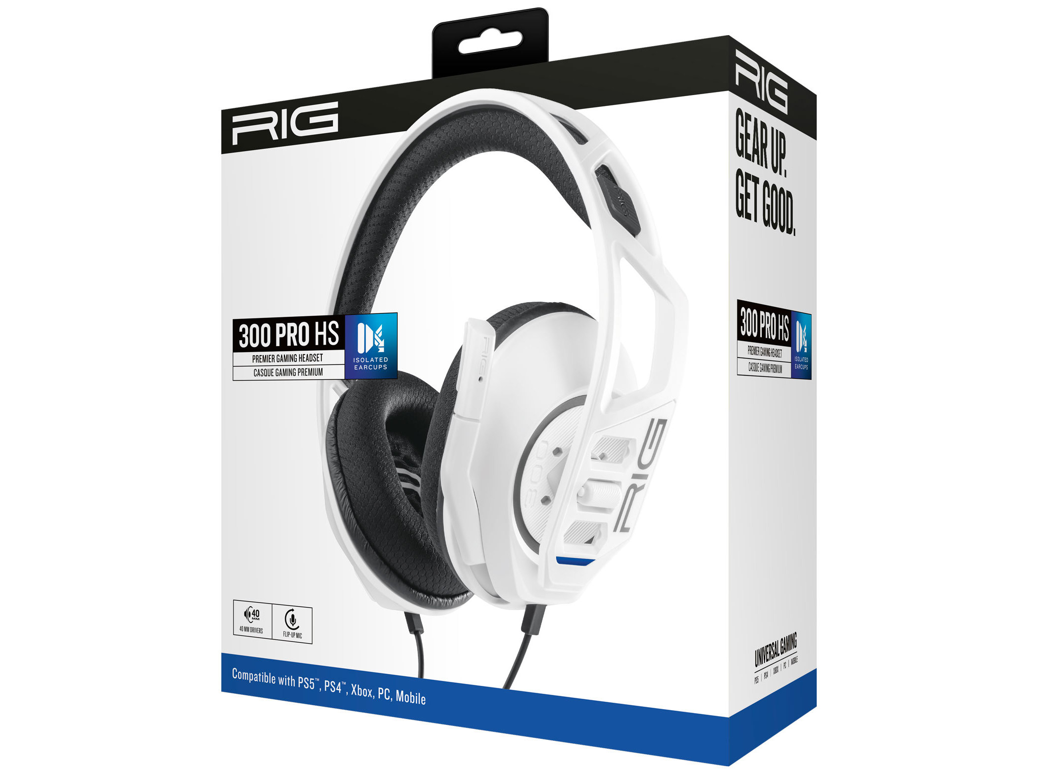 AUSCULTADOR RIG 300HS PS4/PS5 PRO BRANCO