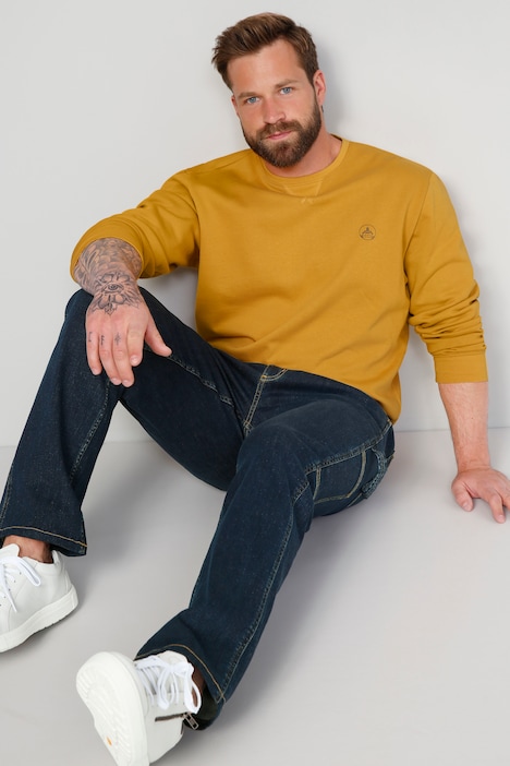 Boston Park Sweatshirt, Rundhals, Langarm