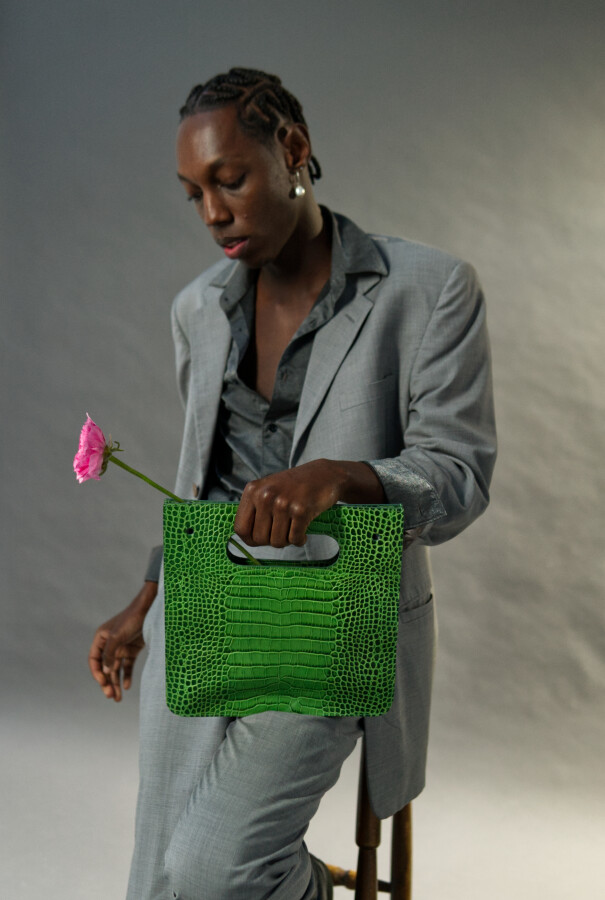 Simply Plus S croco petrol