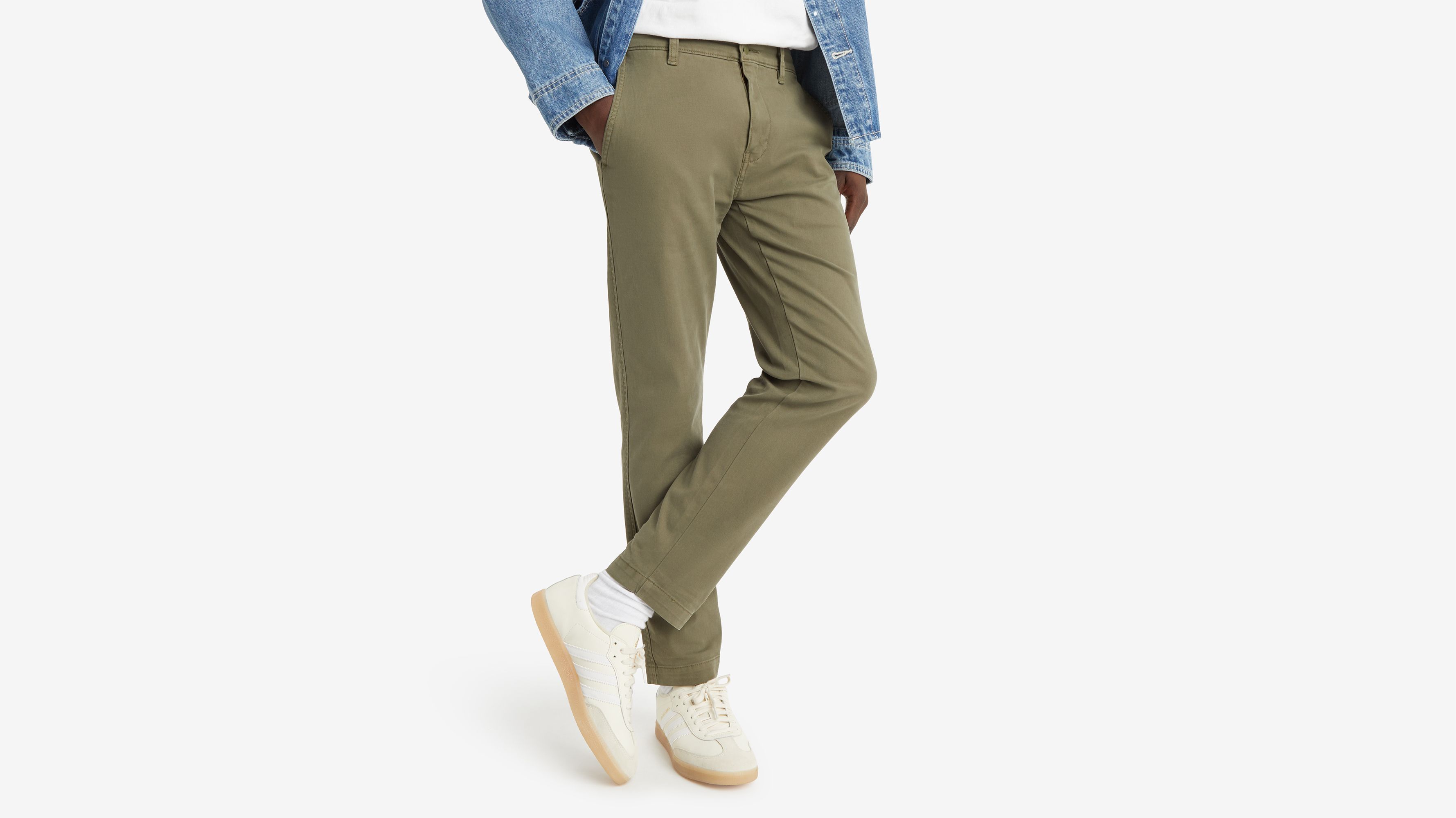 Pantalon chino classique Levi's® XX Chino - Bunker Olive Shady - Vert