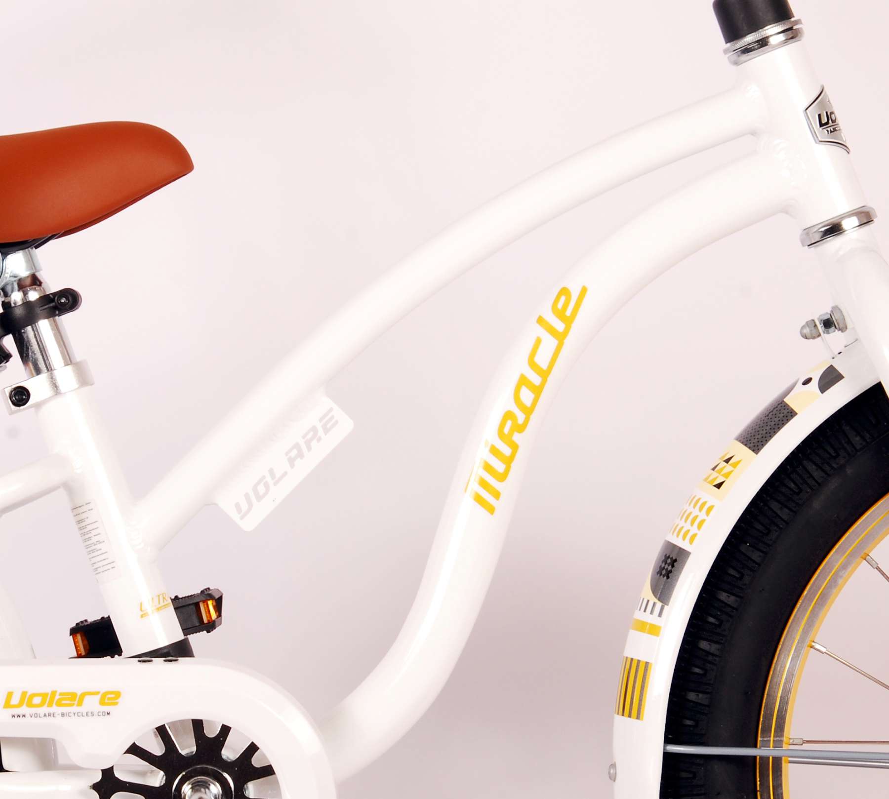 Kinderfahrrad Miracle Cruiser für Mädchen 18 Zoll Kinderrad in Weiß