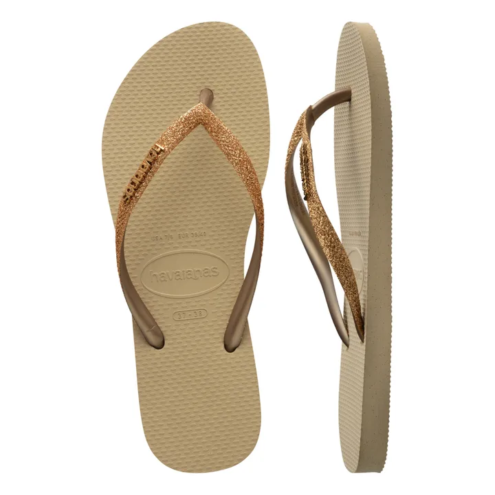 Havaianas Tongs Slim Glitter | Or