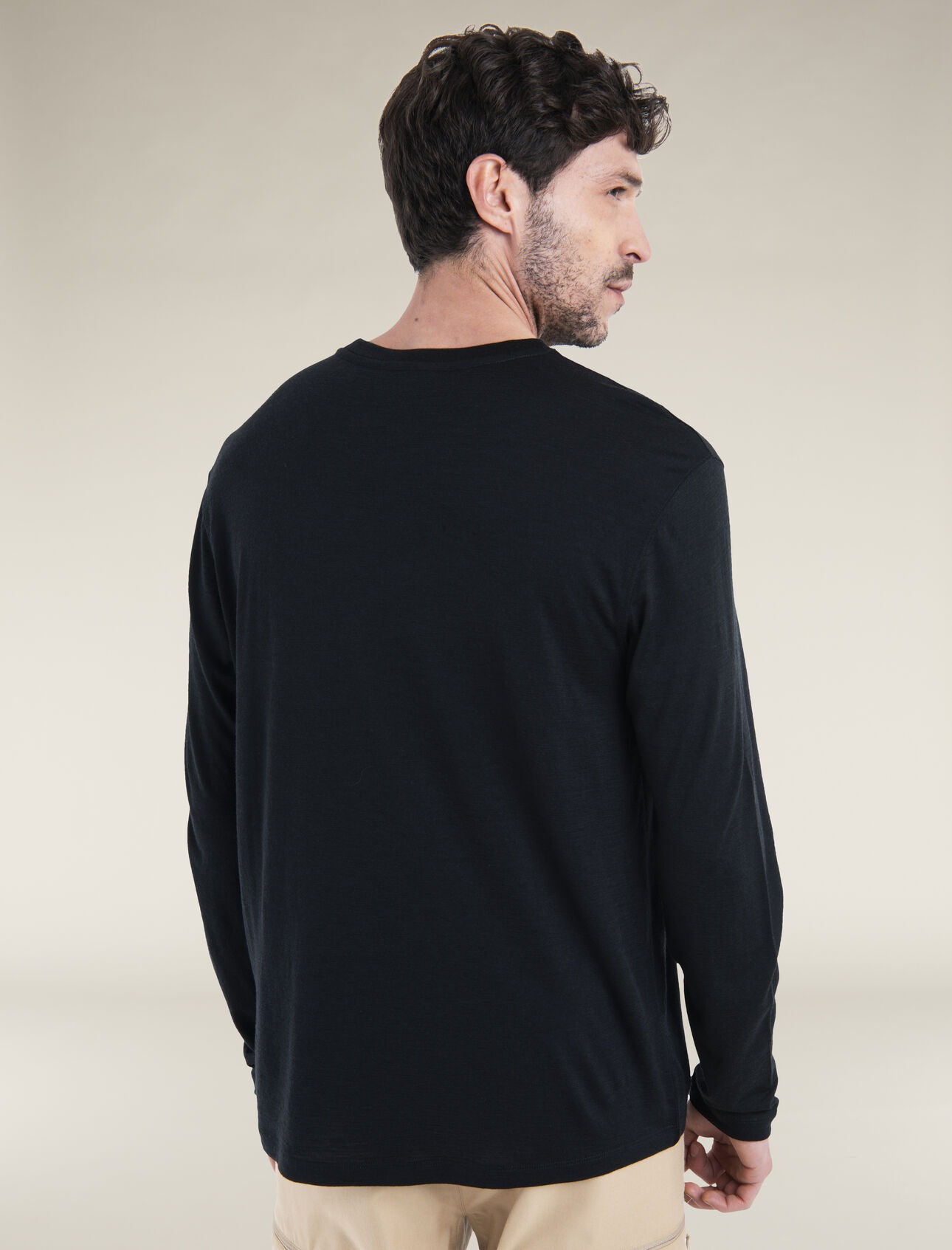 Merino 150 Tech Lite III LS Relaxed Herre Black