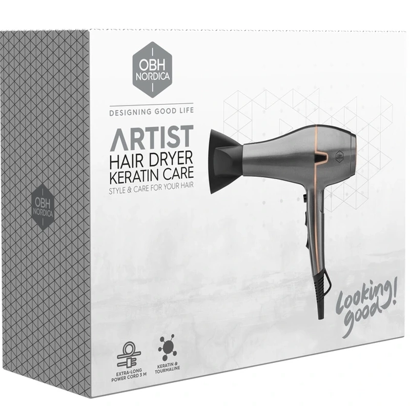 OBH Nordica Artist Hair Dryer Keratin Care - 5161