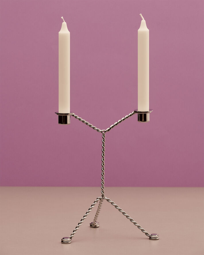 Hay Wire Candleholder-Mirror